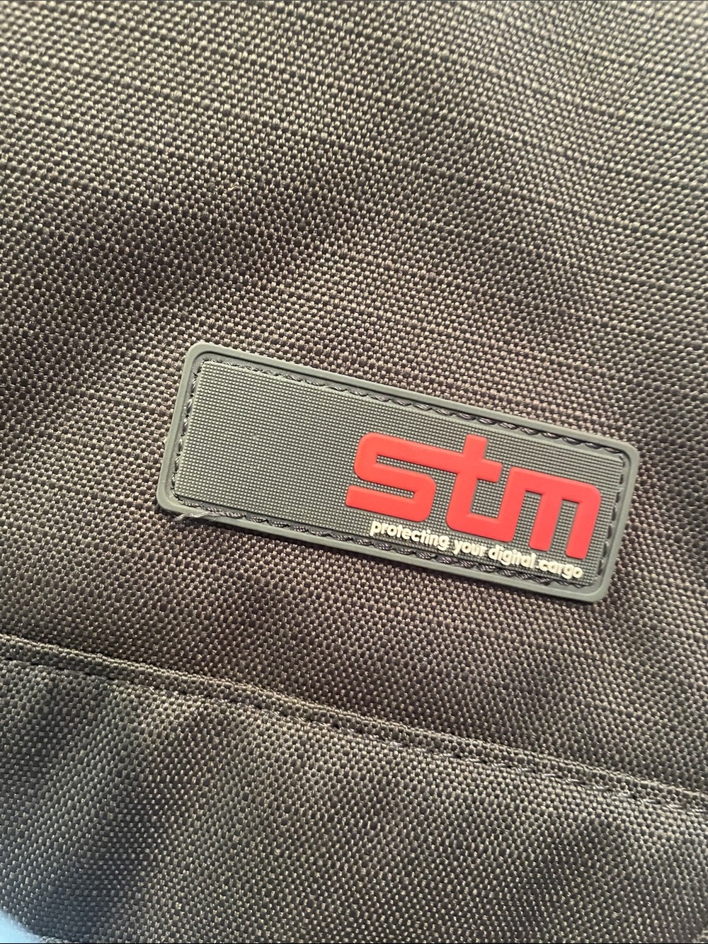 STM Black Crossbody Messenger Laptop Bag - Picture 2 of 9